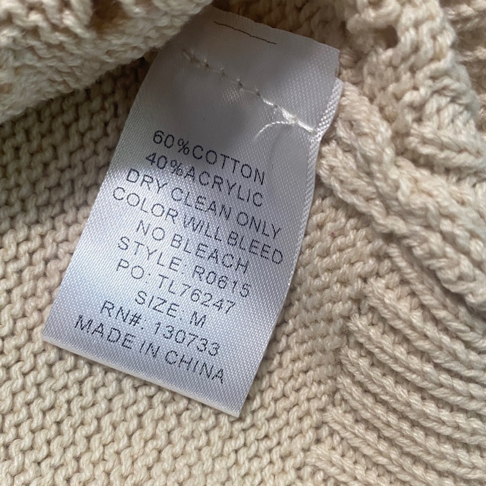 Umgee Beige Diamond Knit Sweater - Picture 8 of 13